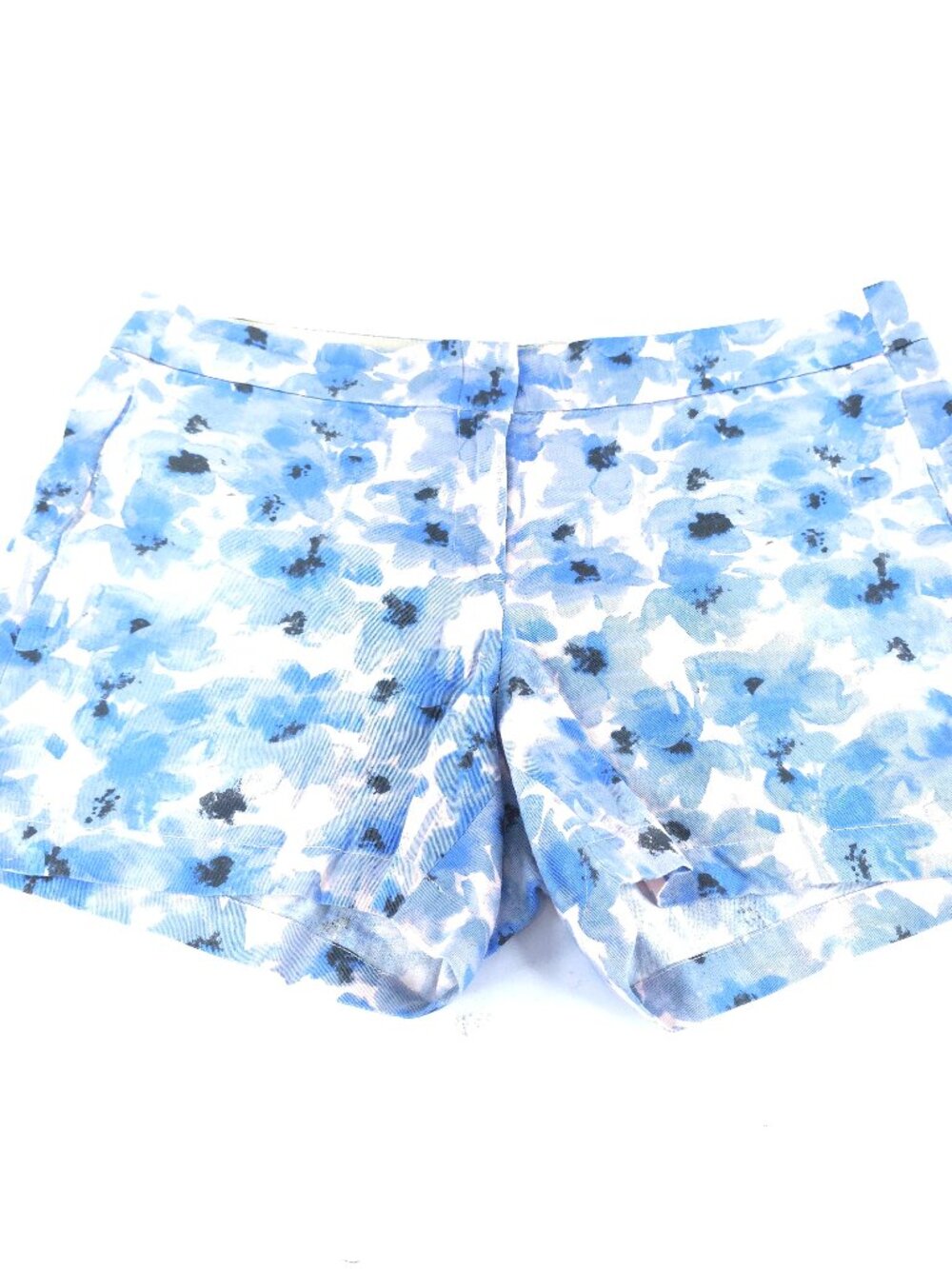 J Crew Factory Women's Blue Floral Chino Shorts Womens 12